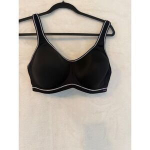 Freya Active Core Underwire Sports Bra Black White AA4892BTM 34G US 34F UK